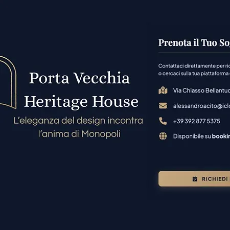 Porta Vecchia Heritage House Apartamento Monopoli